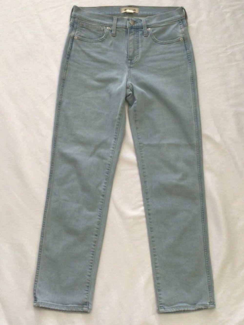 MADEWELL Midrise Stovepipe Light Blue Jeans Sz 26